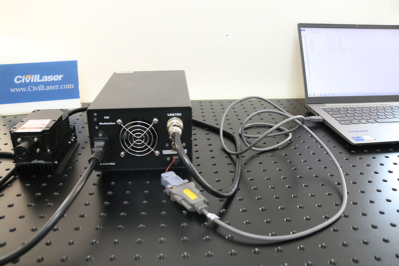 PC control laser system
